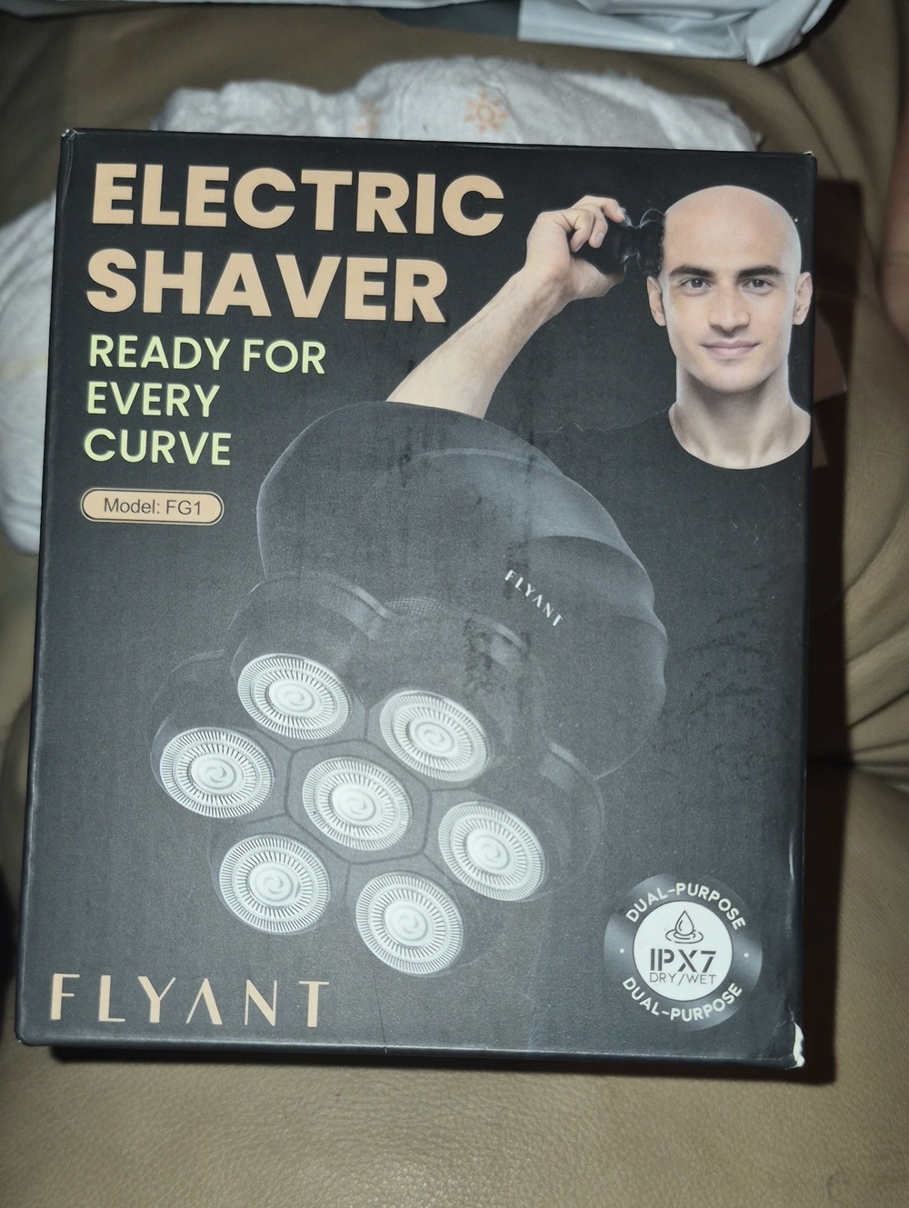 Electric Shaver FG1 - Black - 7-Head Rotary Razor